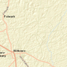 Witkowo Street Map