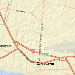 Zakroczym Street Map