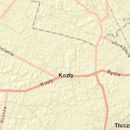 Tłuszcz Street Map