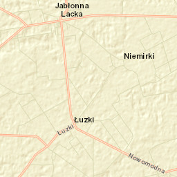 Jabłonna Lacka Street Map