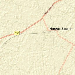 Nurzec-Stacja Street Map