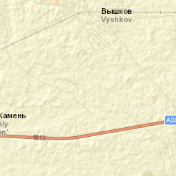 Vyshkov Street Map