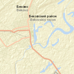 Bekovo Street Map