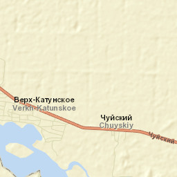 Verkh-Katunskoye Street Map