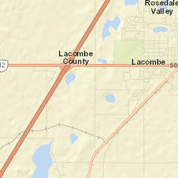 Lacombe Street Map