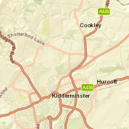 Kidderminster Street Map