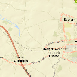 Balsall Common Street Map
