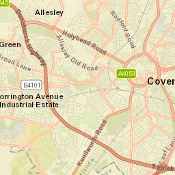 Coventry Street Map
