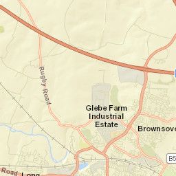 Long Lawford Street Map
