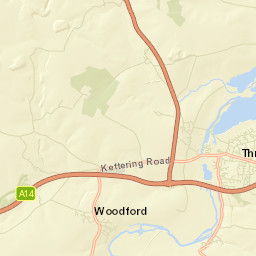 Thrapston Street Map