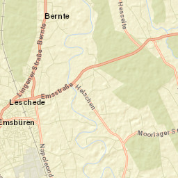Emsbüren Street Map
