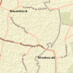 Wiedensahl Street Map