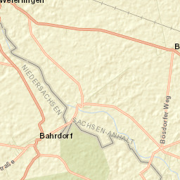 Bahrdorf Street Map