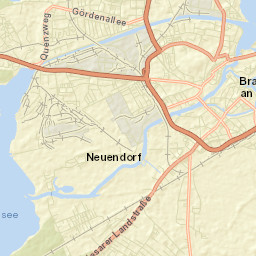 Brandenburg an der Havel Street Map
