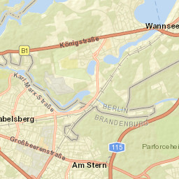Wannsee Street Map