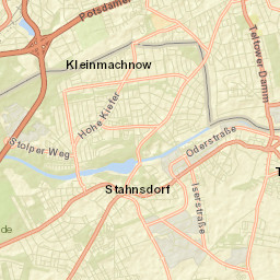Teltow Street Map