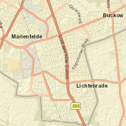 Lichtenrade Street Map