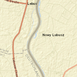 Lebus Street Map