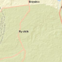 Powiat sulęciński Street Map