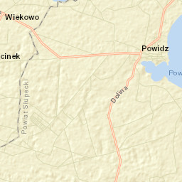 Powidz Street Map