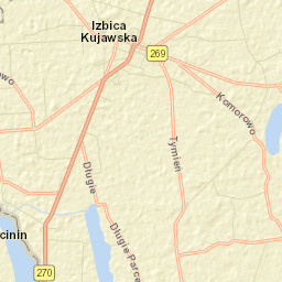 Izbica Kujawska Street Map