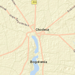 Chodecz Street Map
