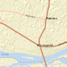 Wyszogród Street Map