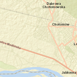 Jabłonna Street Map