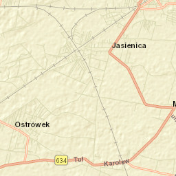 Jasienica Street Map
