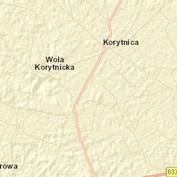 Korytnica Street Map