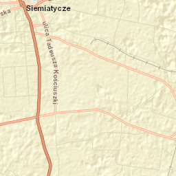 Siemiatycze Street Map