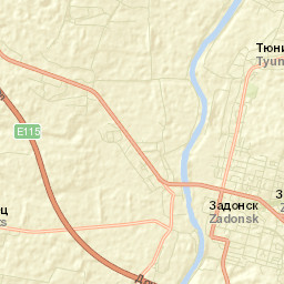 Zadonsk Street Map