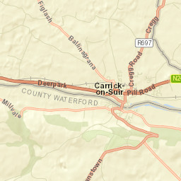 Carrick-on-Suir Street Map