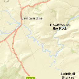 Leintwardine, opp Lion Hotel, Craven Arms Street Map