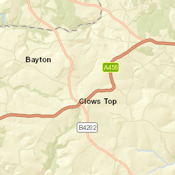 A456, Kidderminster, Worcestershire DY14 Street Map