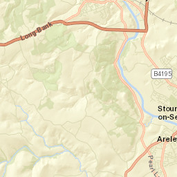 Dunley Road, Bewdley, Worcestershire DY12 Street Map