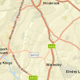Stourport-on-Severn Street Map