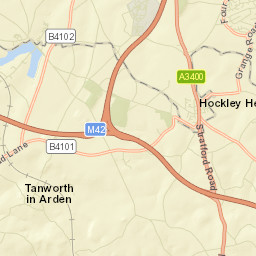 Hockley Heath Street Map