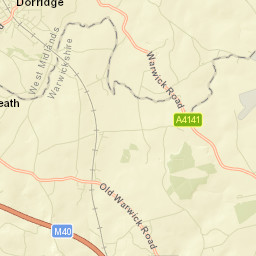 Dorridge Street Map