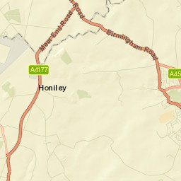 Warwickshire Street Map