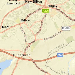 Dunchurch Street Map