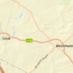 A428, Northampton, Northamptonshire NN6 Street Map