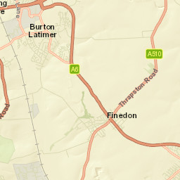 Burton Latimer Street Map