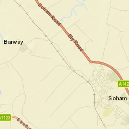 Soham Street Map