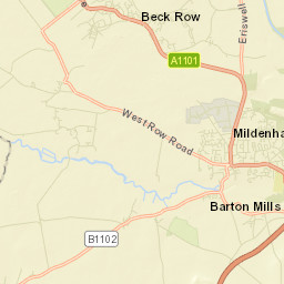 Mildenhall Street Map