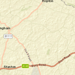 17 Nethergate Street, Hopton, Diss, Suffolk Street Map