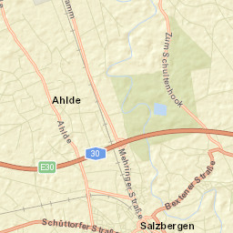 Salzbergen Street Map