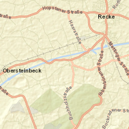 Recke Street Map