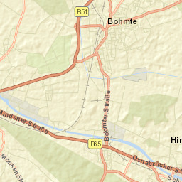 Bohmte Street Map