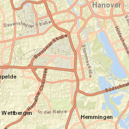 Hannover Street Map